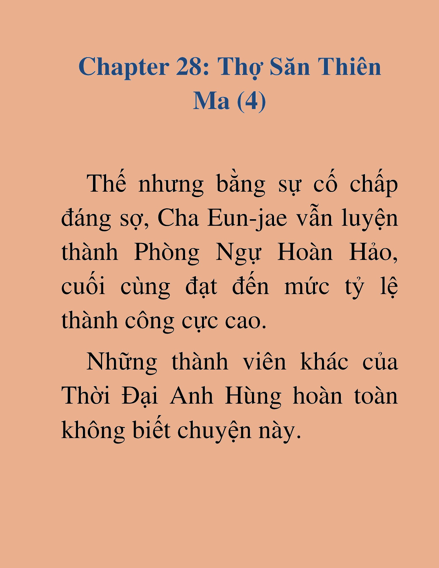 Đọc truyện HAT[NOVEL] Ứng Cử Viên Thiên Ma: Thợ Săn Nhìn Thấu Tiền Kiếp - Chap 28