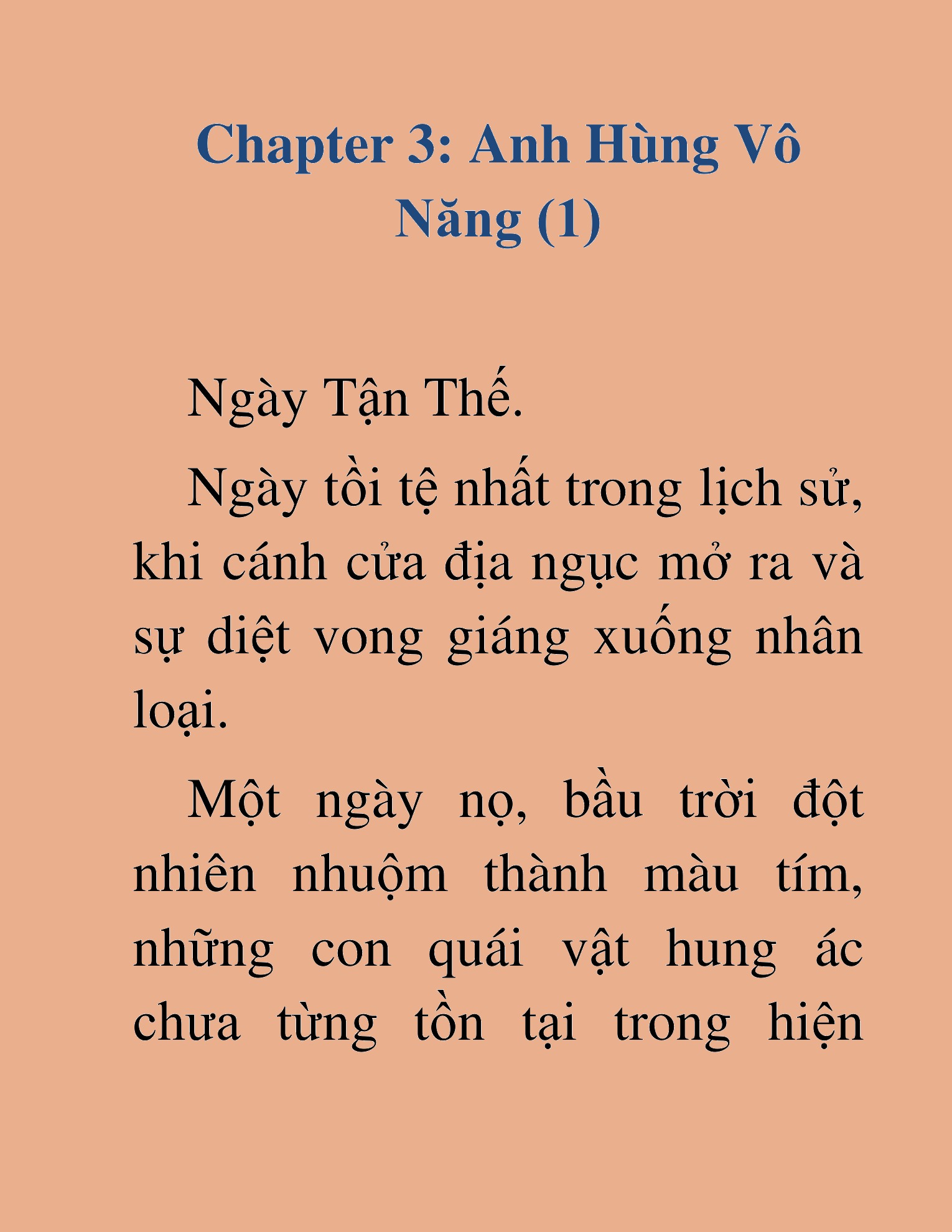 Đọc truyện HAT[NOVEL] Ứng Cử Viên Thiên Ma: Thợ Săn Nhìn Thấu Tiền Kiếp - Chap 3