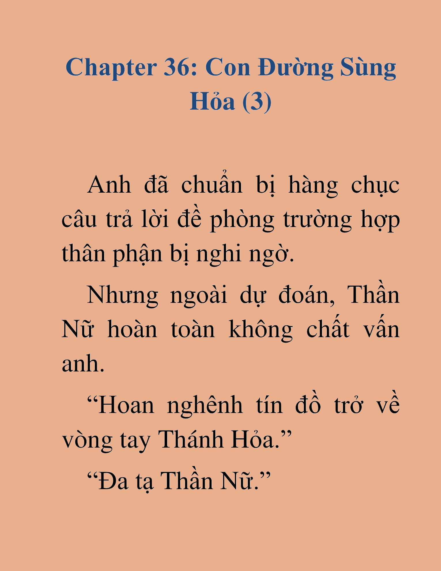 Đọc truyện HAT[NOVEL] Ứng Cử Viên Thiên Ma: Thợ Săn Nhìn Thấu Tiền Kiếp - Chap 36