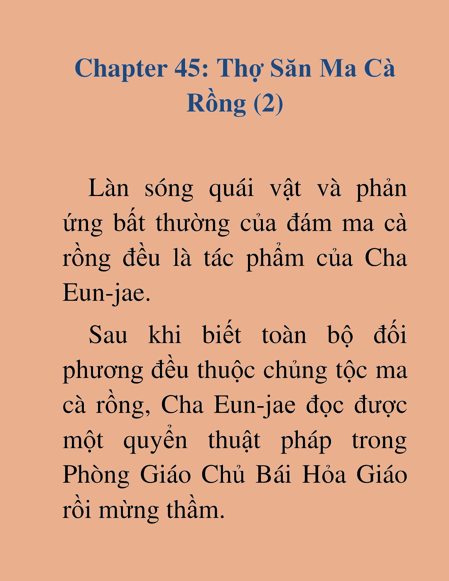 Đọc truyện HAT[NOVEL] Ứng Cử Viên Thiên Ma: Thợ Săn Nhìn Thấu Tiền Kiếp - Chap 45