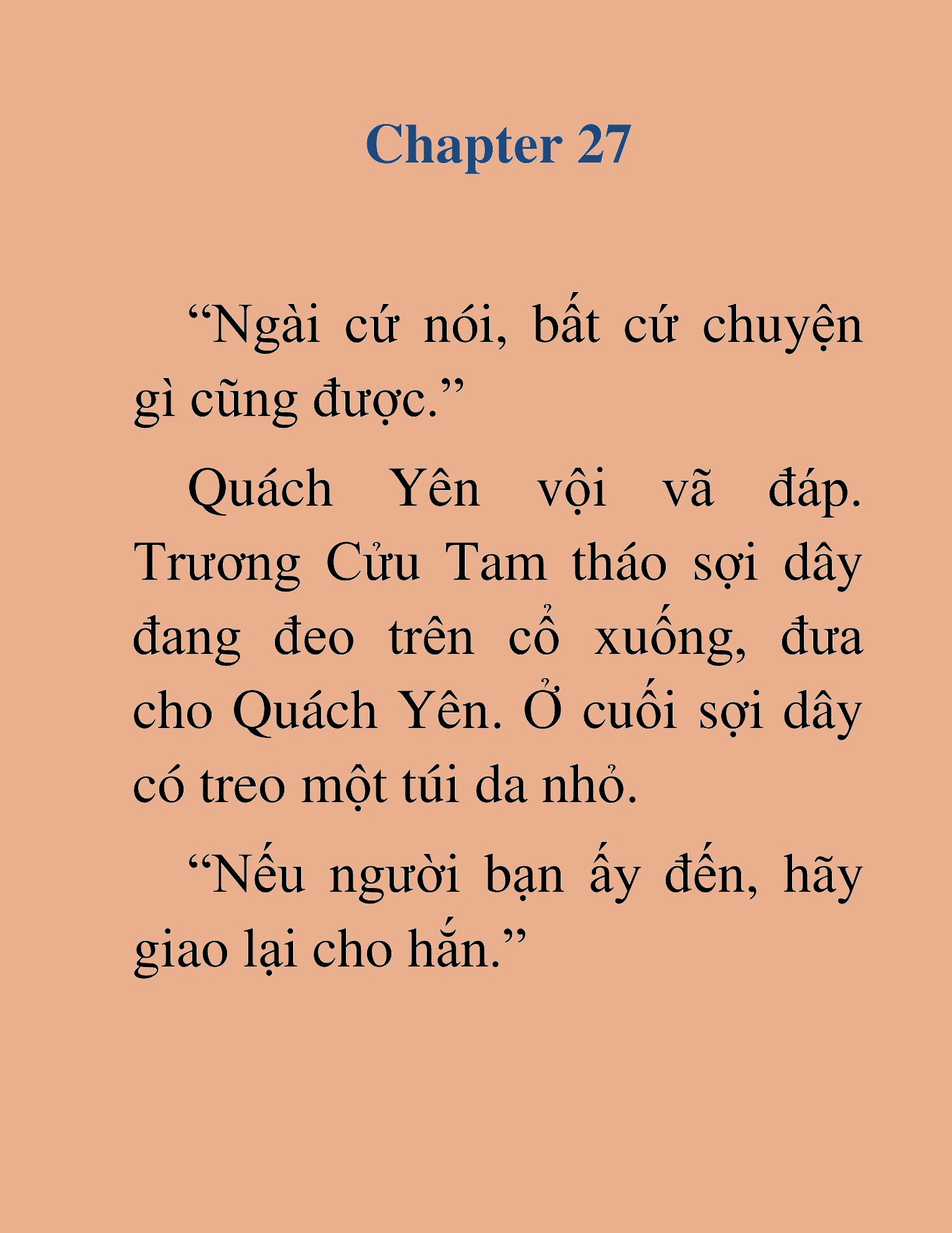 Đọc truyện HAT[novel] Võ Đang Chân Kinh - Chap 27