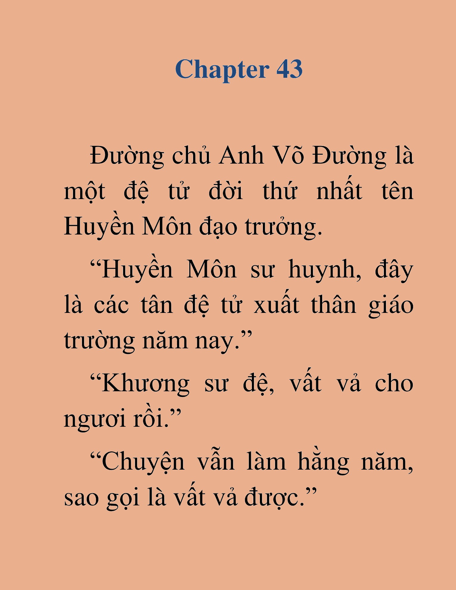 Đọc truyện HAT[novel] Võ Đang Chân Kinh - Chap 43