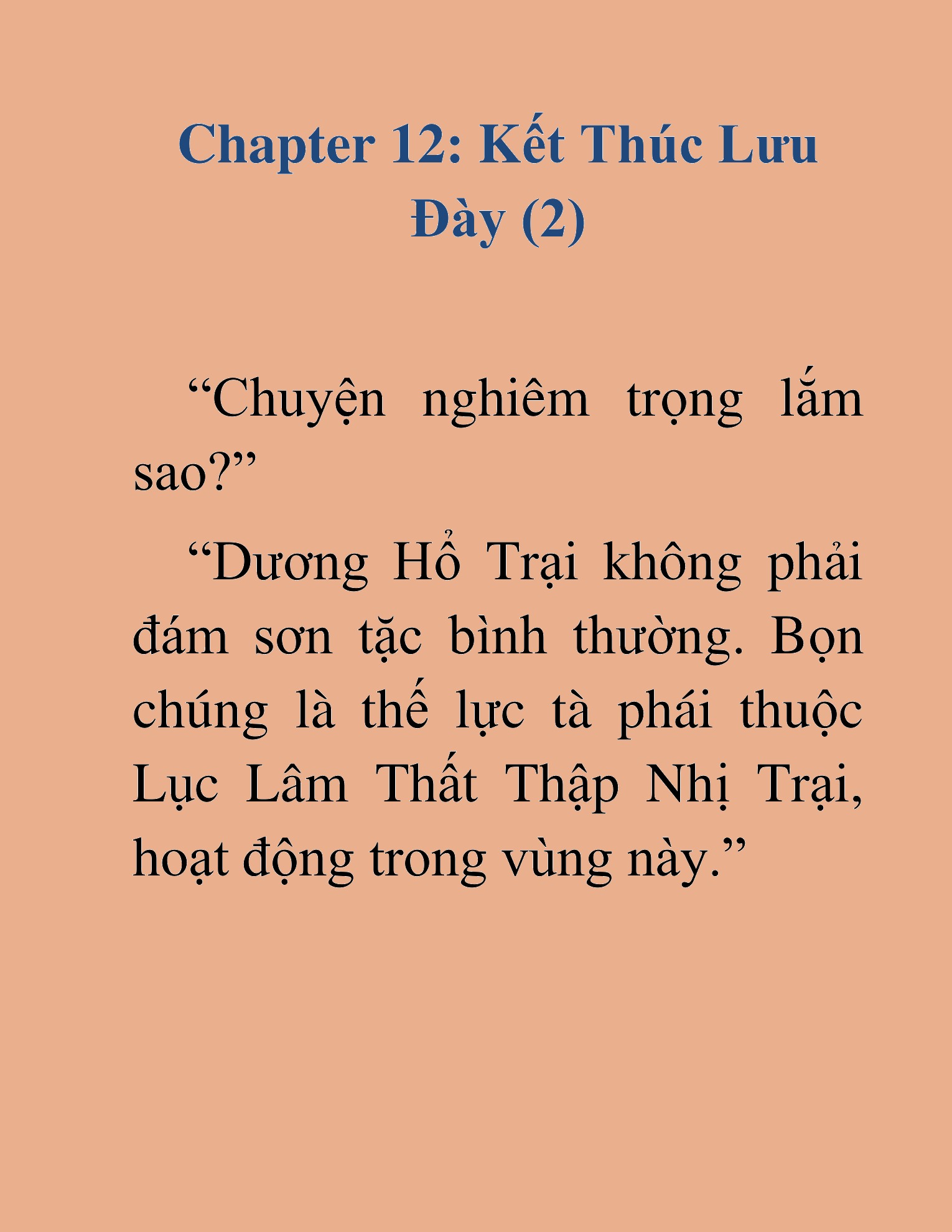 Đọc truyện HAT[NOVEL] Võ Vô Vô Địch - Chap 12