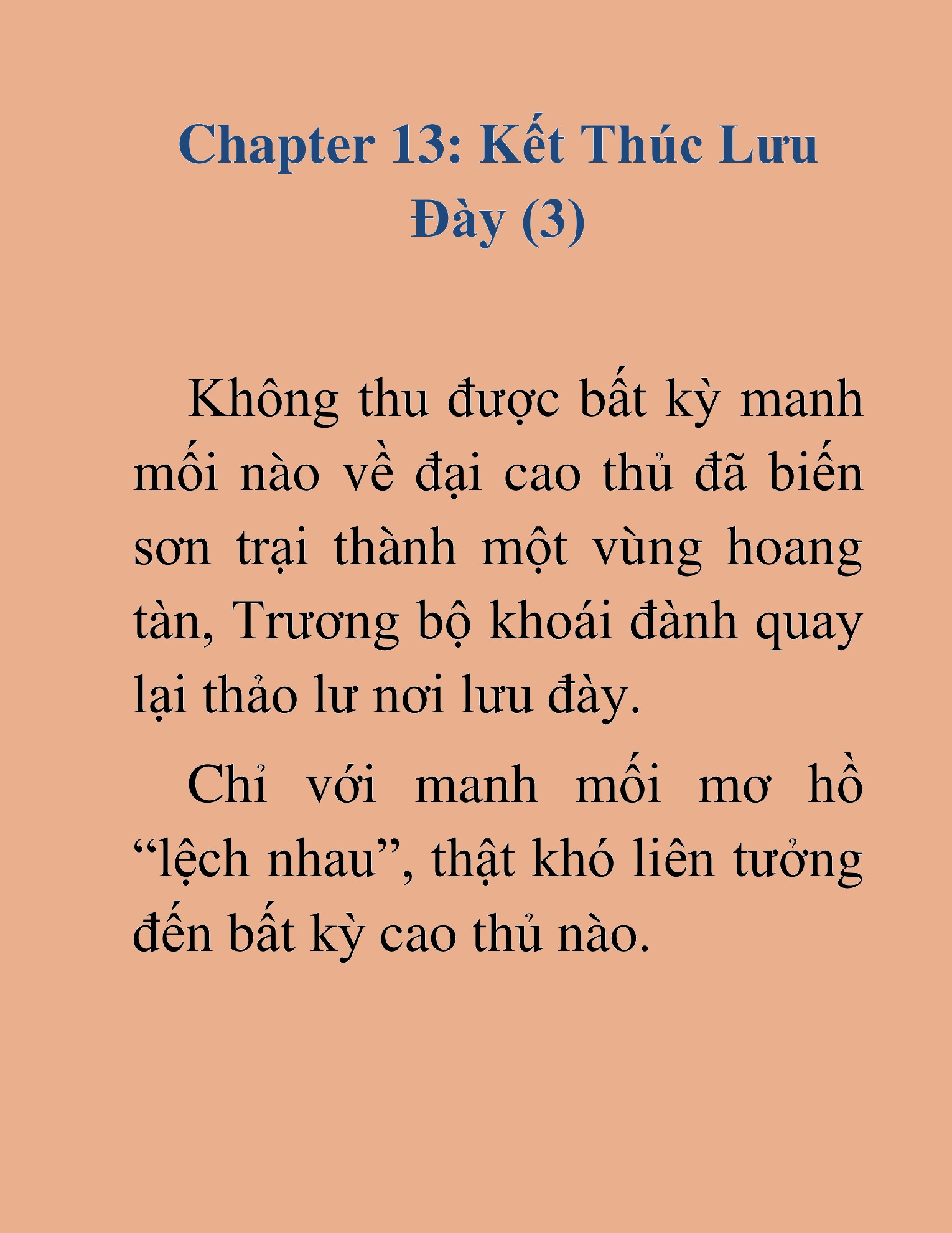 Đọc truyện HAT[NOVEL] Võ Vô Vô Địch - Chap 13