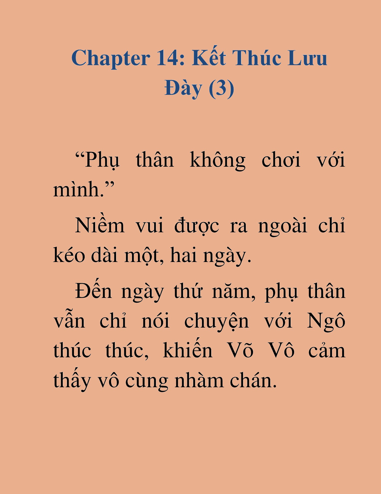 Đọc truyện HAT[NOVEL] Võ Vô Vô Địch - Chap 14