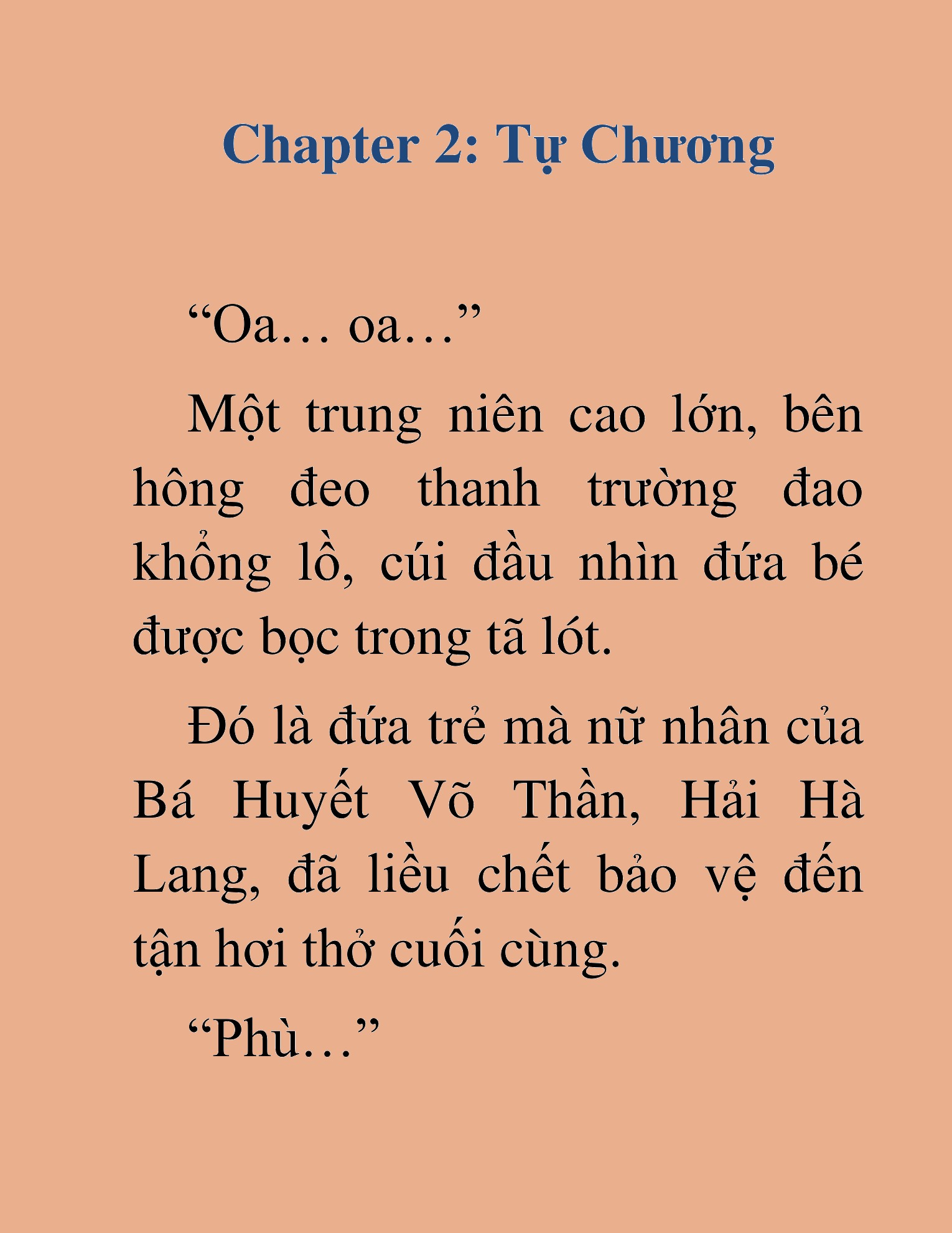 Đọc truyện HAT[NOVEL] Võ Vô Vô Địch - Chap 2