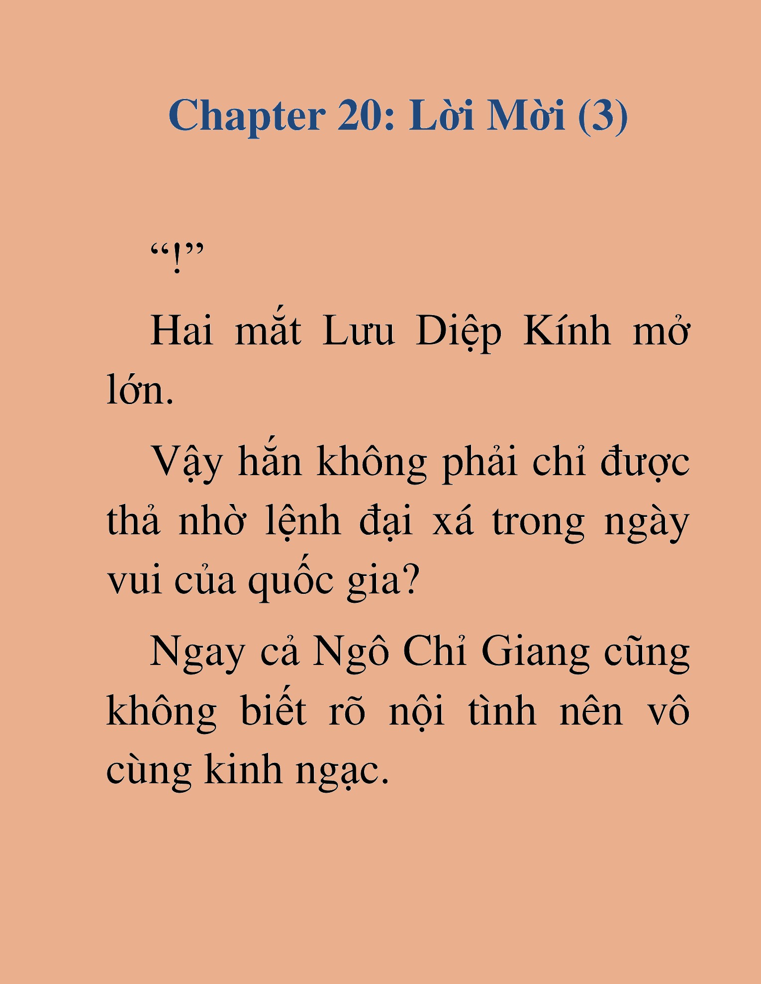 Đọc truyện HAT[NOVEL] Võ Vô Vô Địch - Chap 20