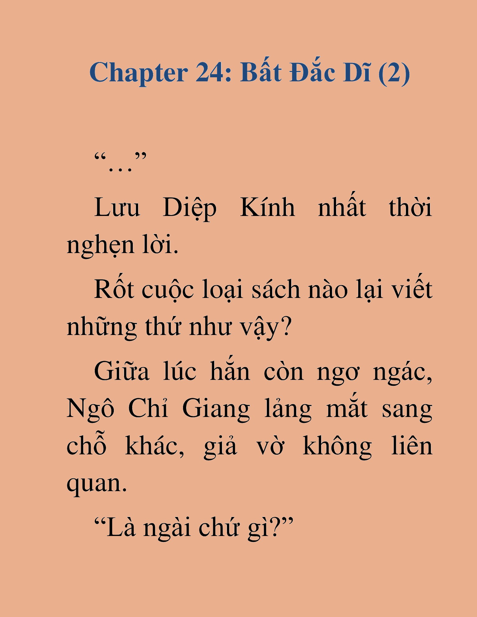 Đọc truyện HAT[NOVEL] Võ Vô Vô Địch - Chap 24