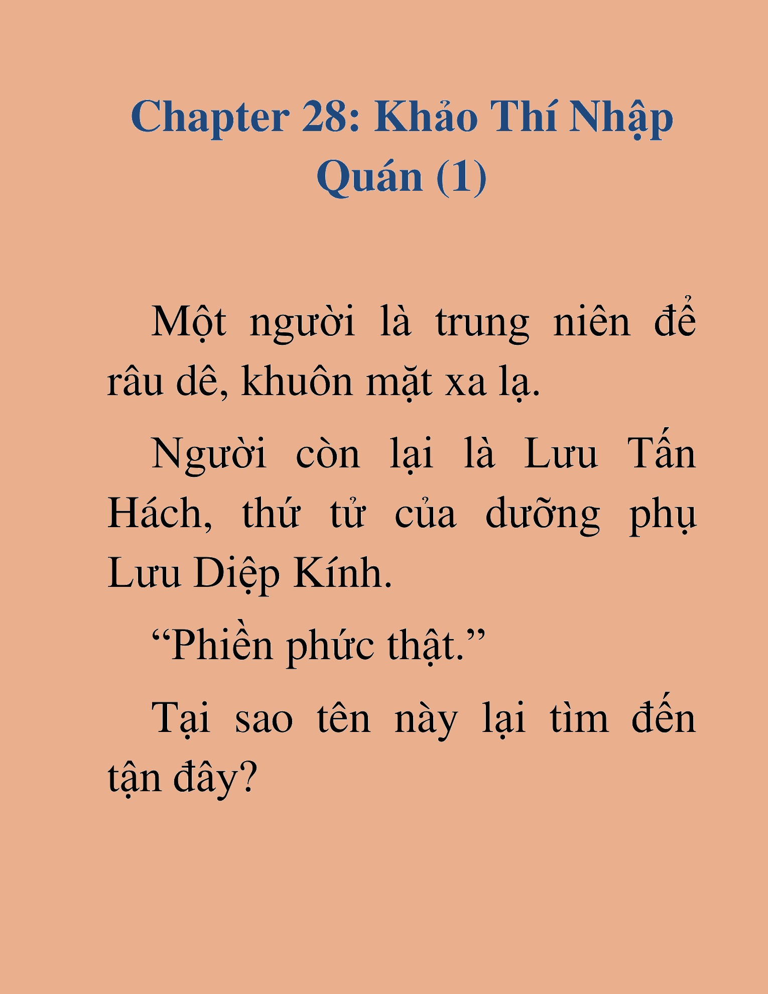 Đọc truyện HAT[NOVEL] Võ Vô Vô Địch - Chap 28