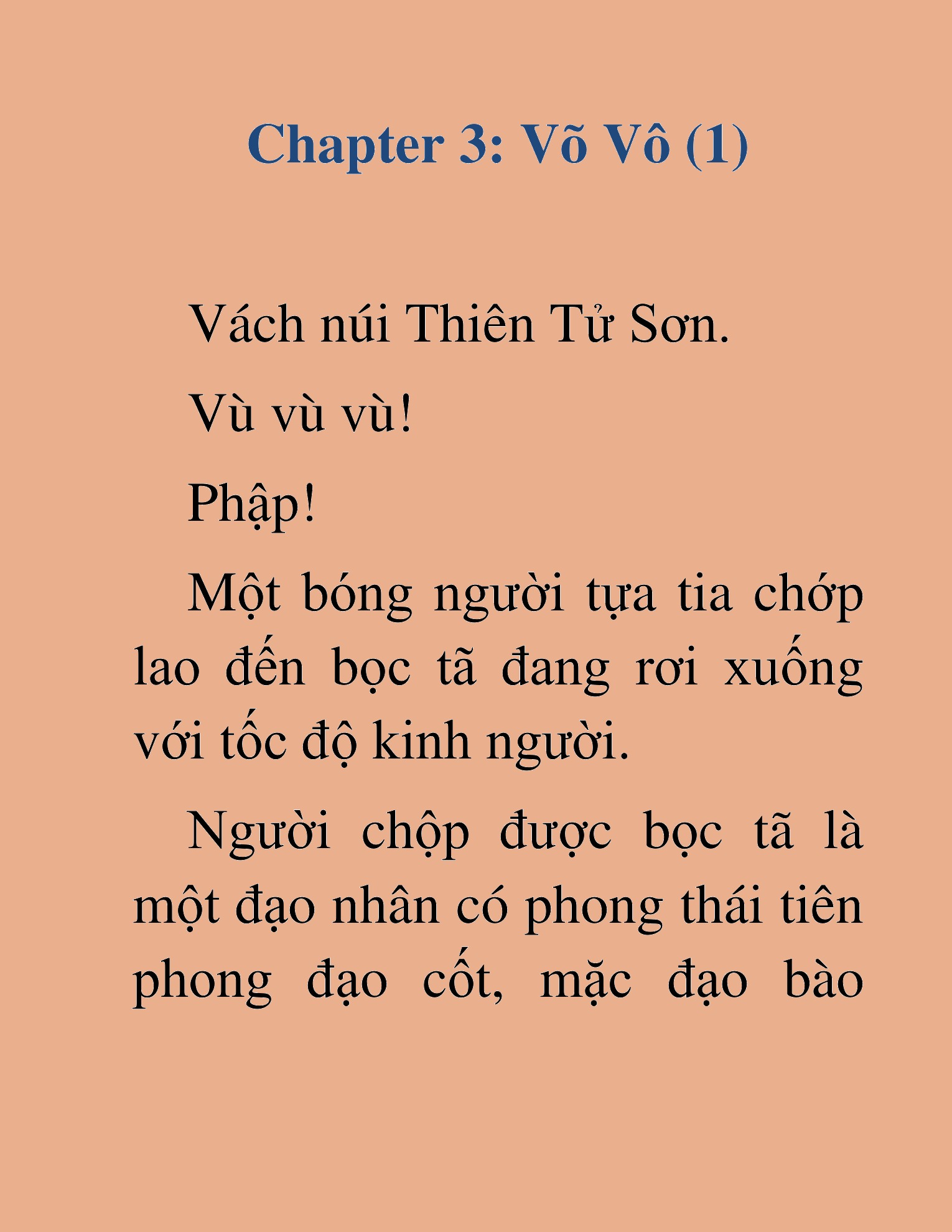 Đọc truyện HAT[NOVEL] Võ Vô Vô Địch - Chap 3
