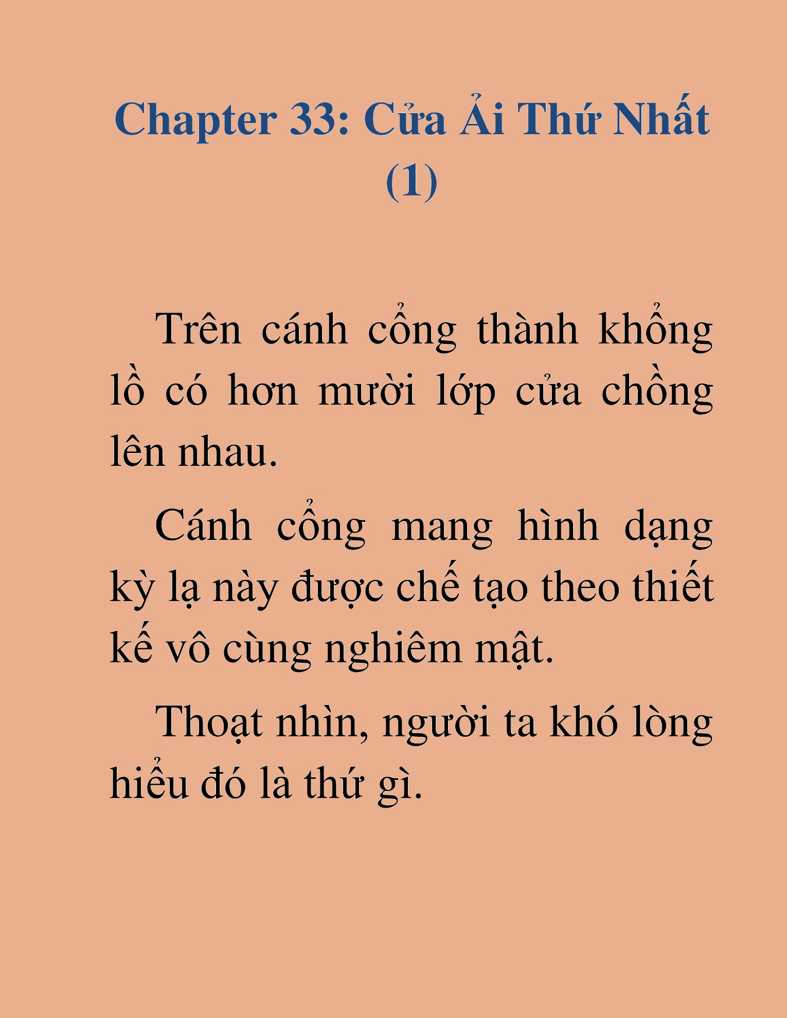 Đọc truyện HAT[NOVEL] Võ Vô Vô Địch - Chap 33
