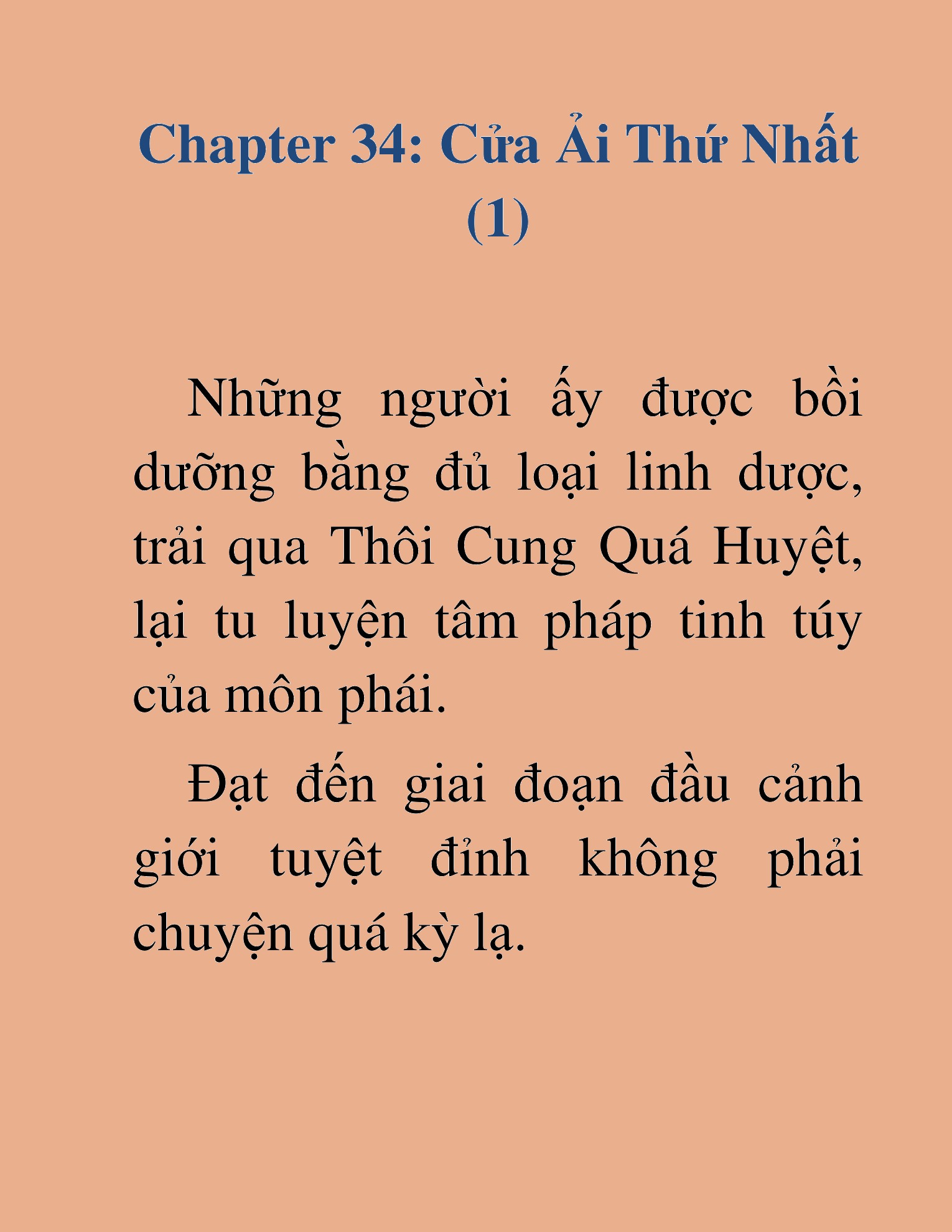 Đọc truyện HAT[NOVEL] Võ Vô Vô Địch - Chap 34
