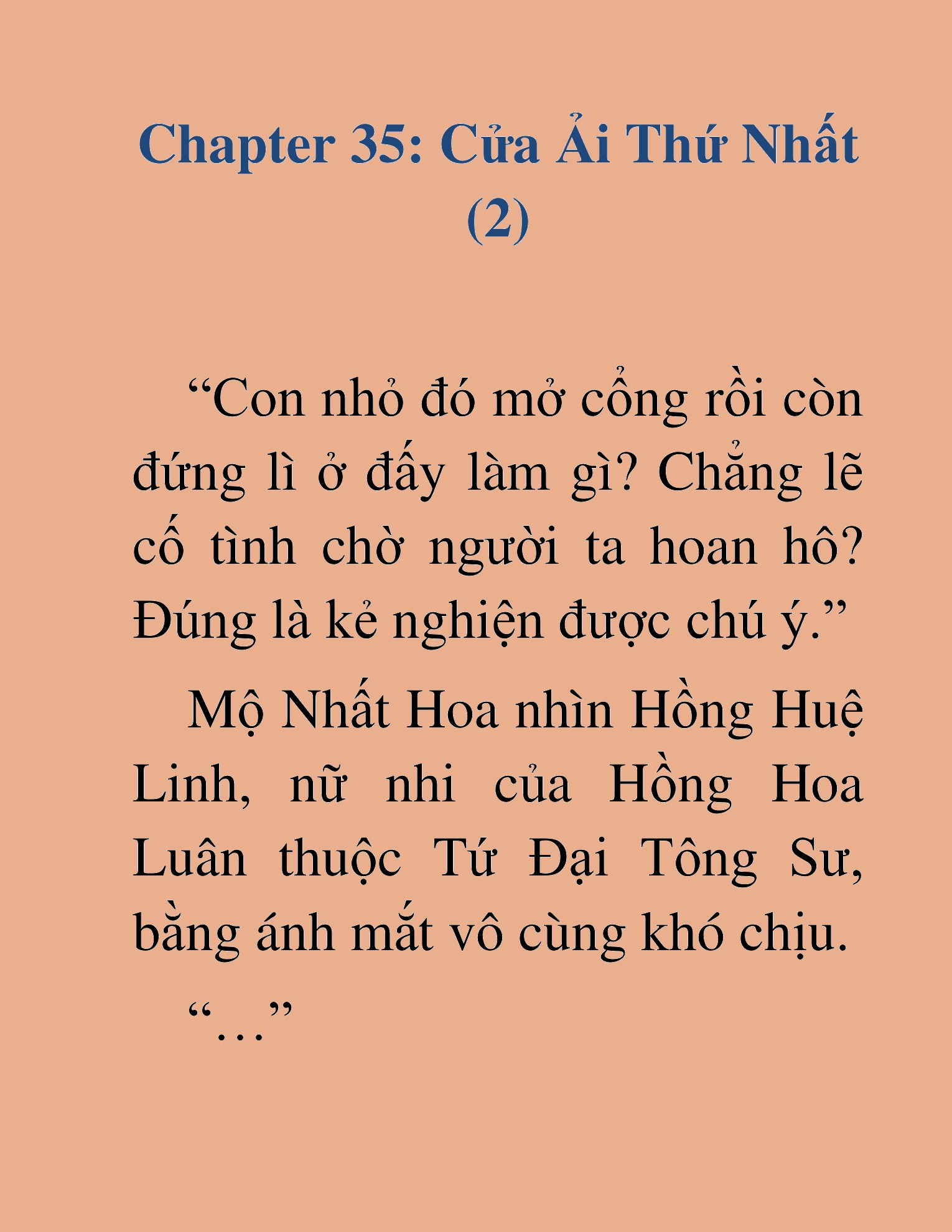 Đọc truyện HAT[NOVEL] Võ Vô Vô Địch - Chap 35