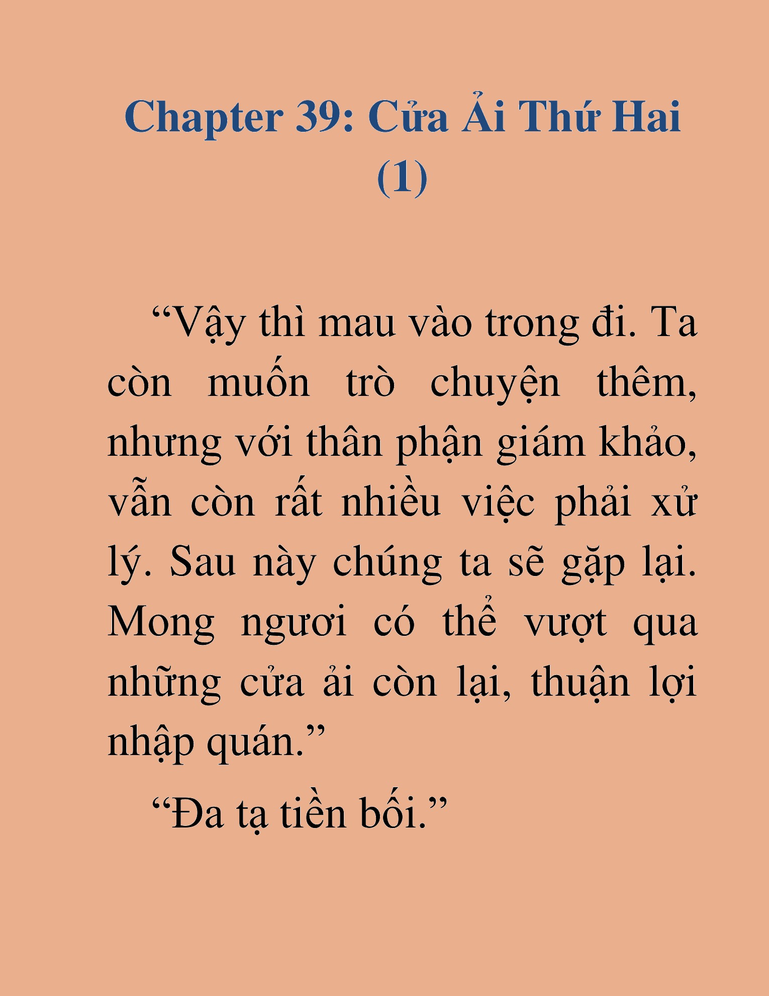 Đọc truyện HAT[NOVEL] Võ Vô Vô Địch - Chap 39