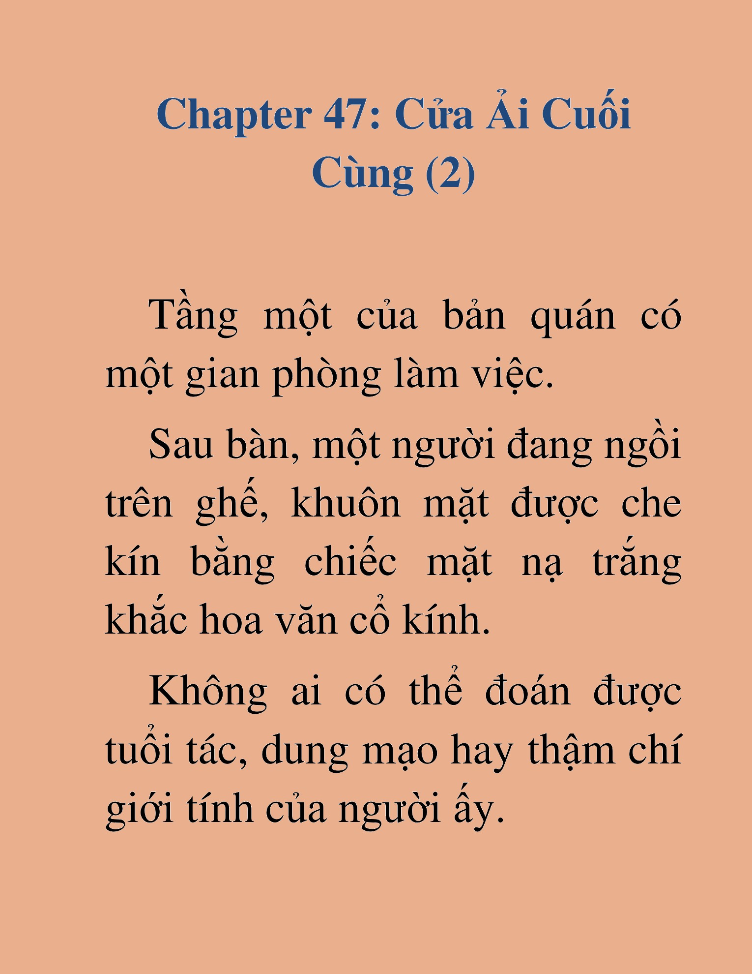 Đọc truyện HAT[NOVEL] Võ Vô Vô Địch - Chap 47
