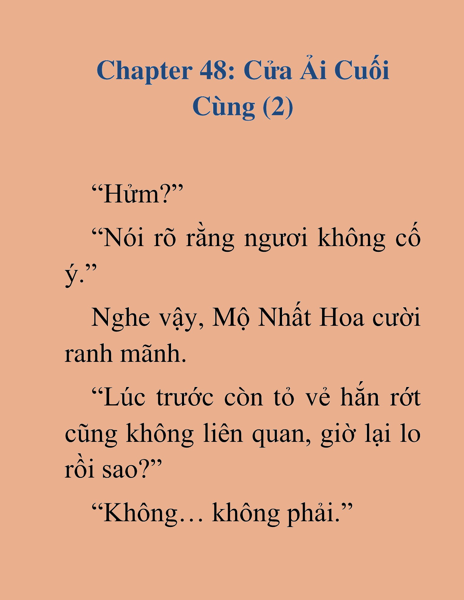 Đọc truyện HAT[NOVEL] Võ Vô Vô Địch - Chap 48