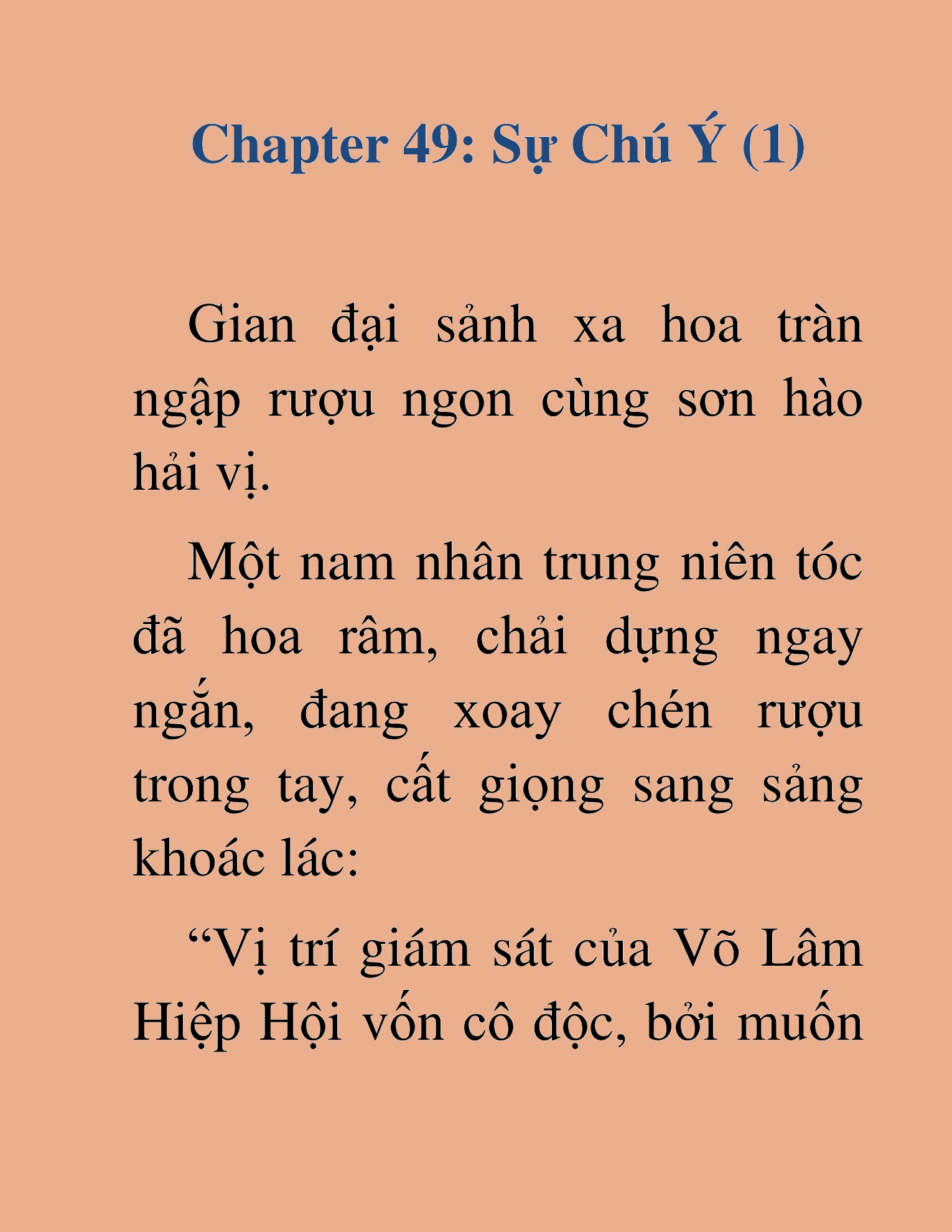 Đọc truyện HAT[NOVEL] Võ Vô Vô Địch - Chap 49