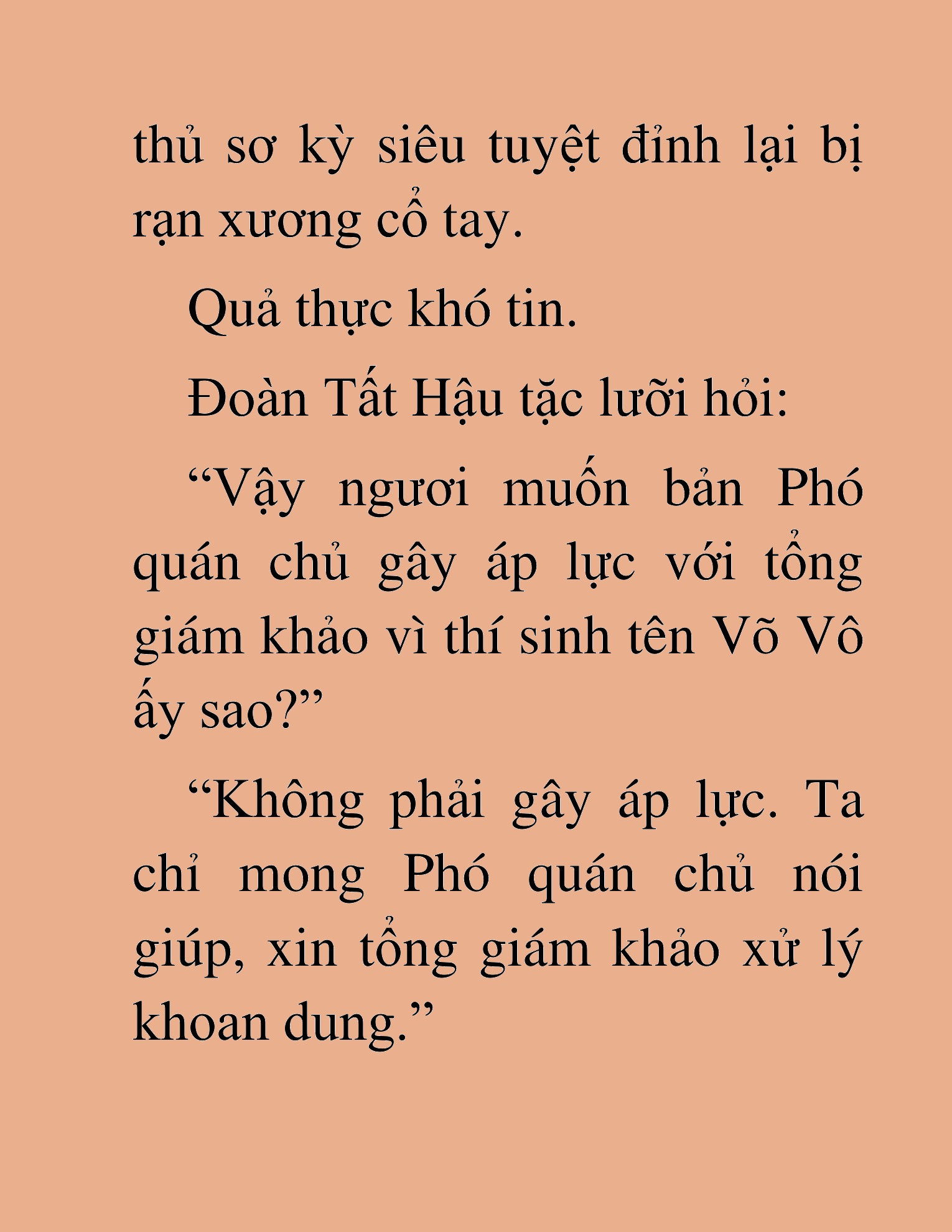 Đọc truyện HAT[NOVEL] Võ Vô Vô Địch - Chap 49