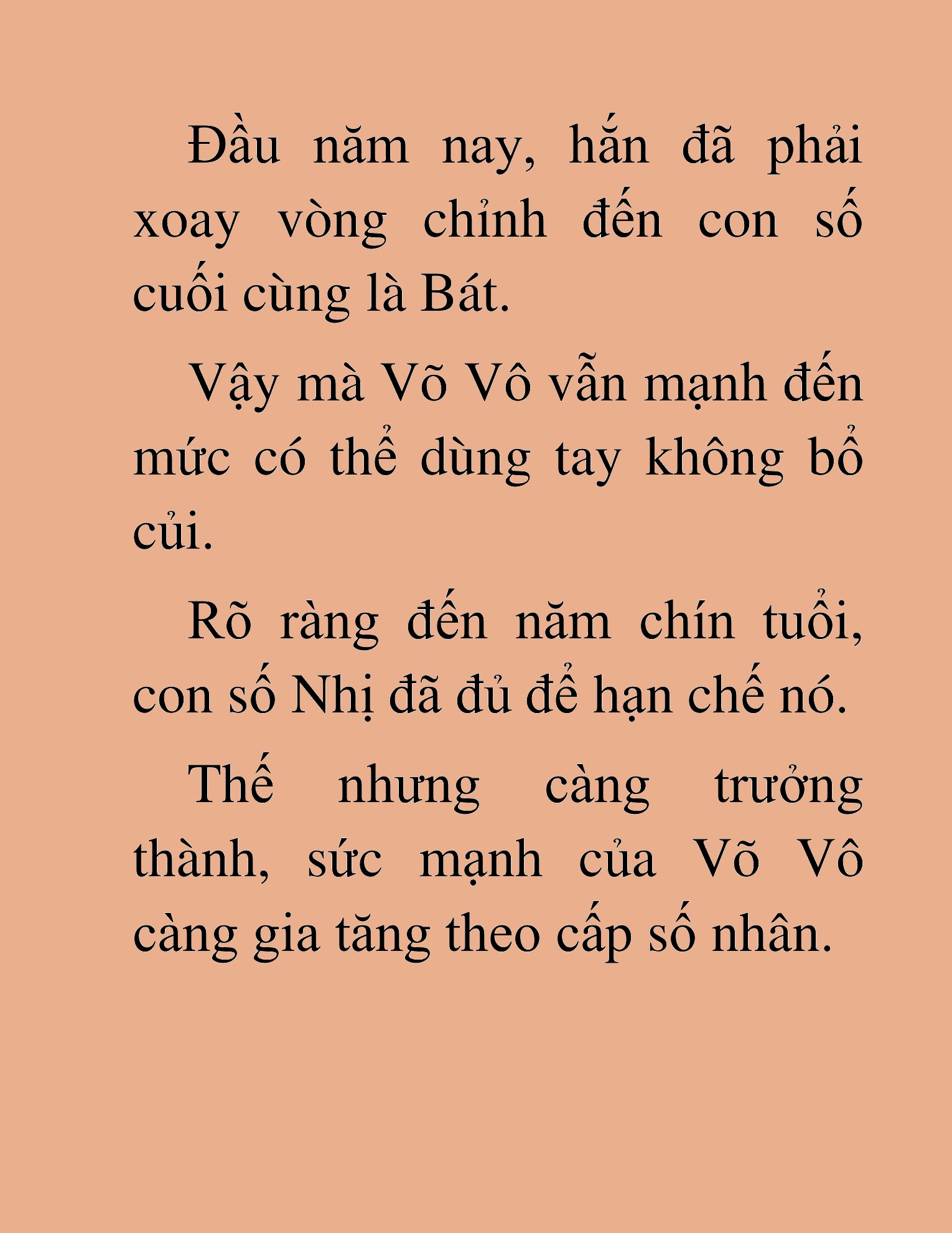 Đọc truyện HAT[NOVEL] Võ Vô Vô Địch - Chap 5