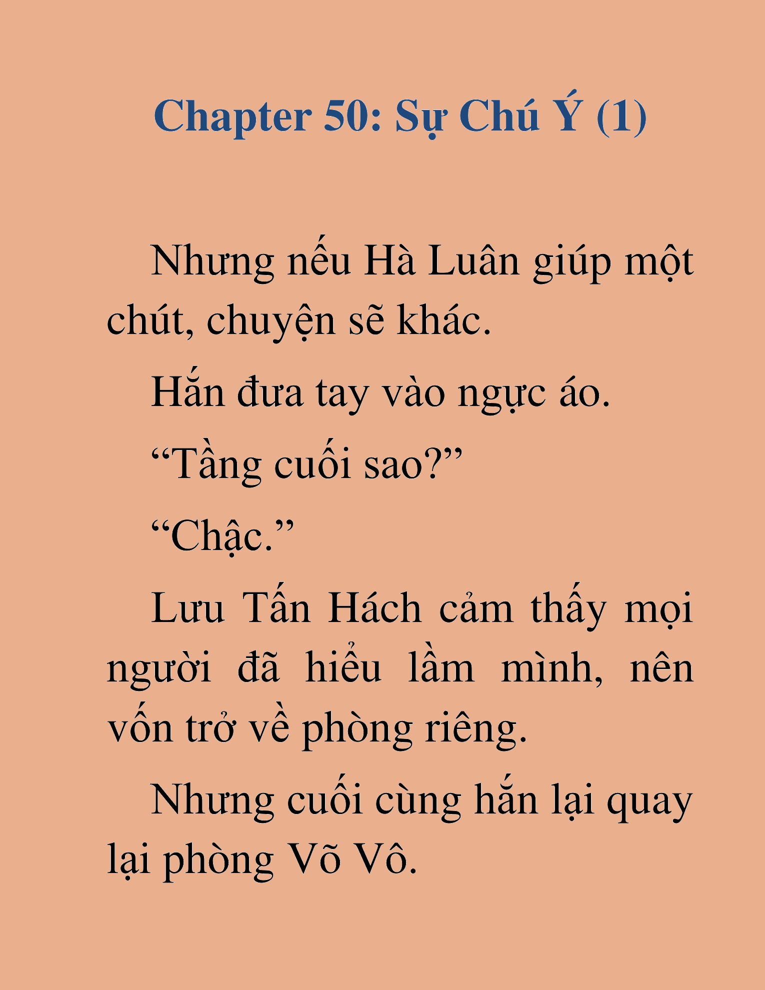 Đọc truyện HAT[NOVEL] Võ Vô Vô Địch - Chap 50
