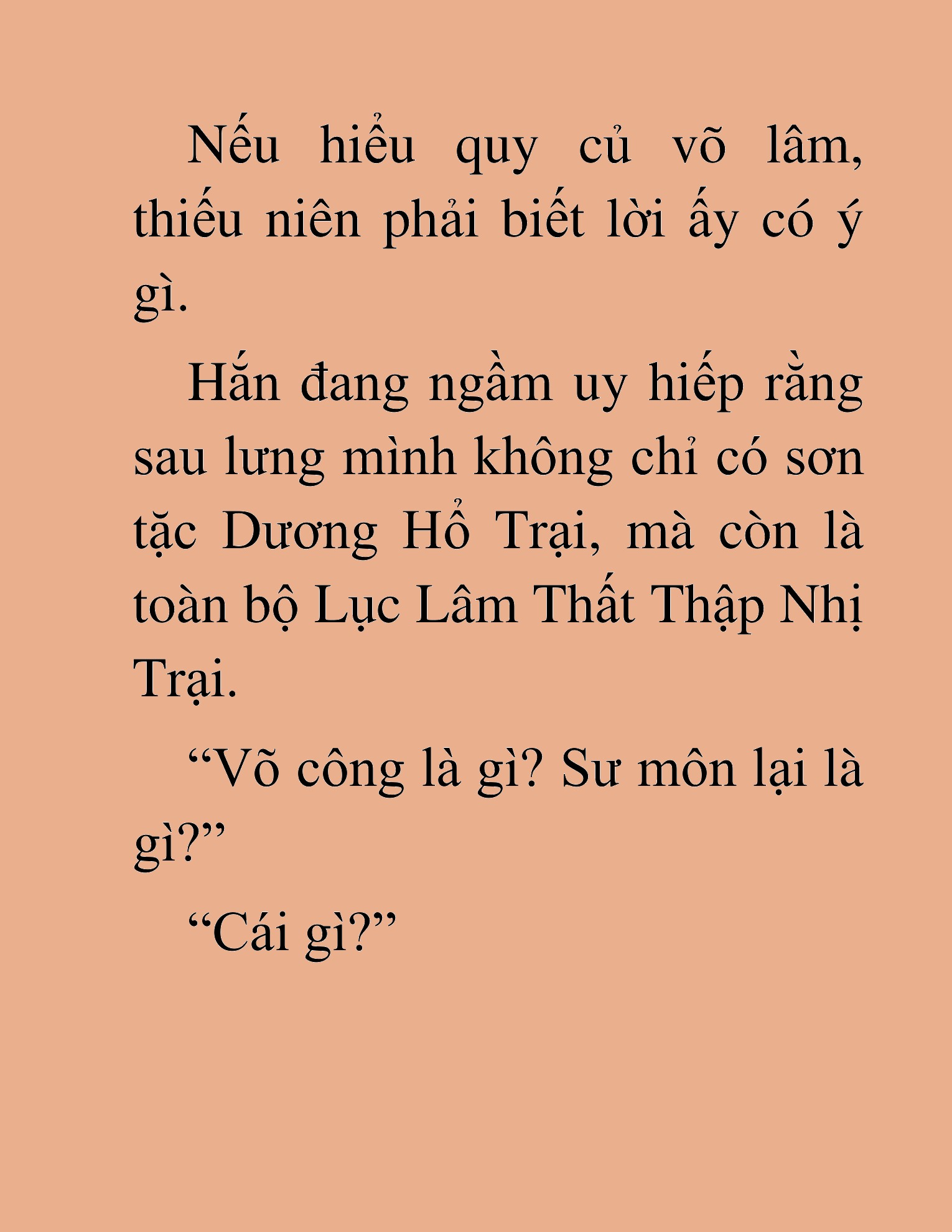 Đọc truyện HAT[NOVEL] Võ Vô Vô Địch - Chap 8