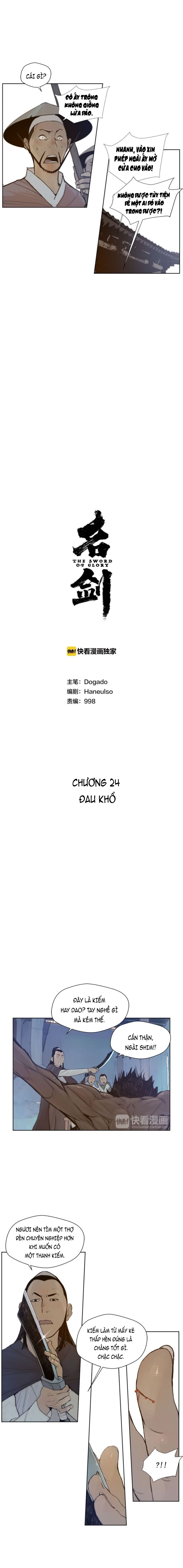 Đọc truyện Thanh gươm danh vọng - Chap 24