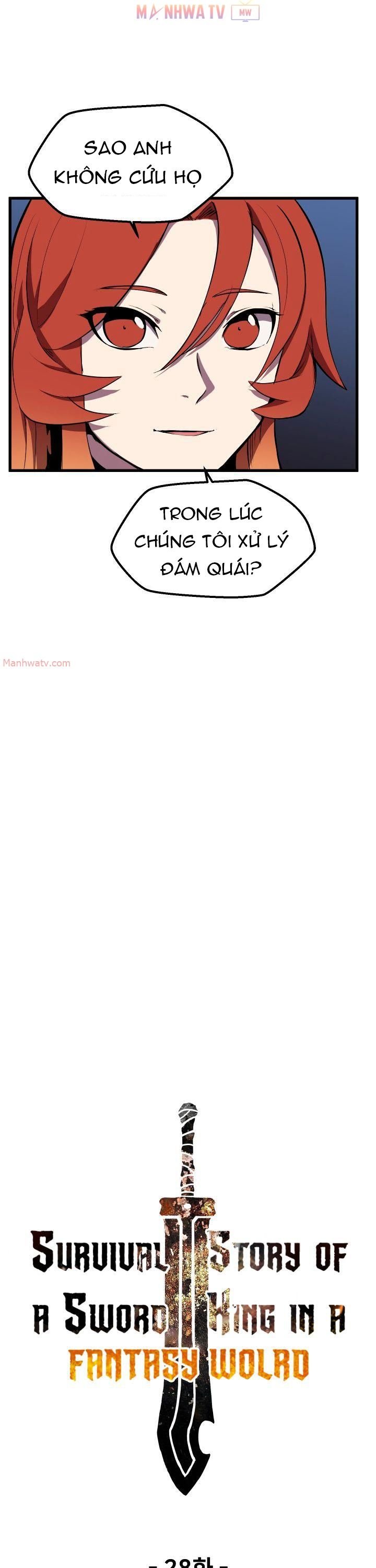 Đọc truyện Kẻ sống sót vua kiếm - Chap 28