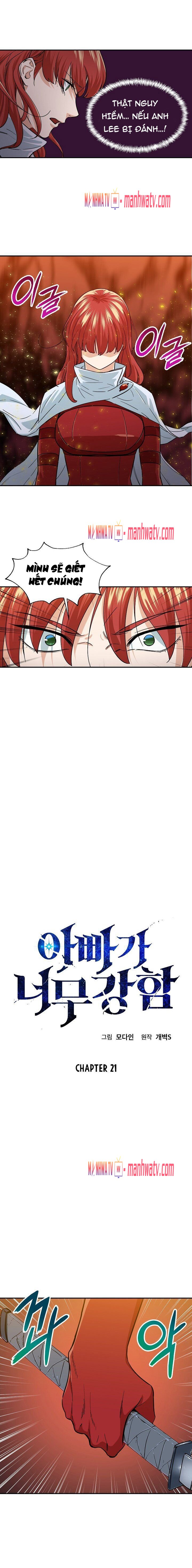 Đọc truyện Bố tôi quá mạnh (từ c11-c35 chưa fix) - Chap 21
