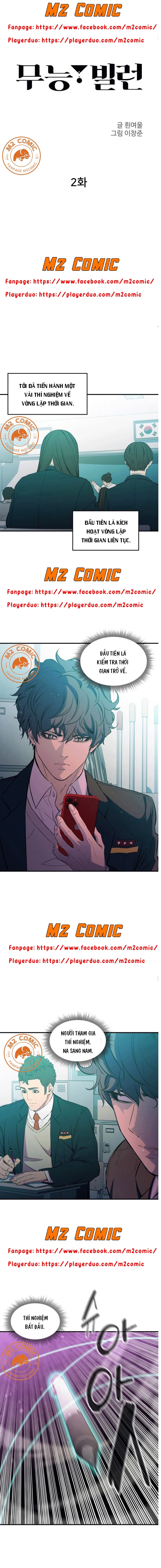 Đọc truyện Kẻ phản diện vô dụng (M2 comic) - chap 2