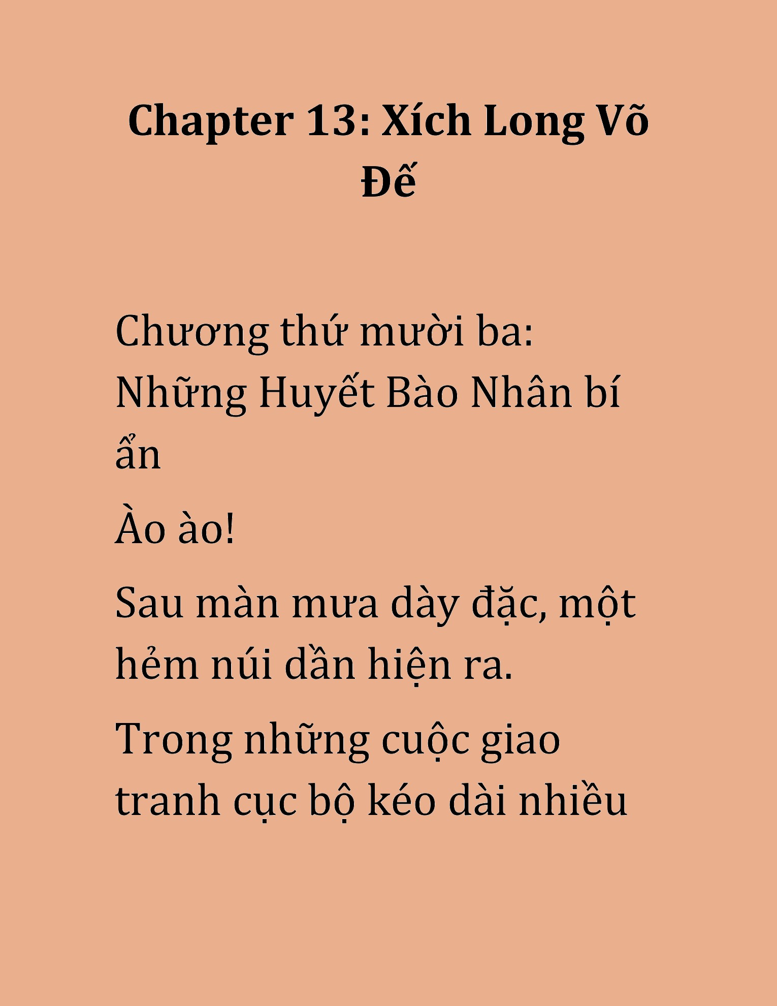 Đọc truyện HAT[NOVEL] Xích Long Võ Đế - Chap 13